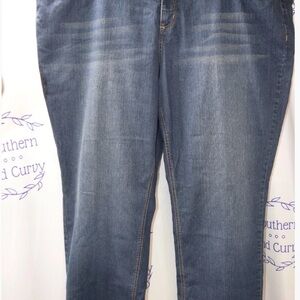 Sonoma Life + Size Straight Jeans Blue Denim Women's Size 24W